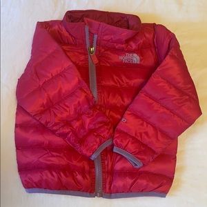 Infant inverse down jacket